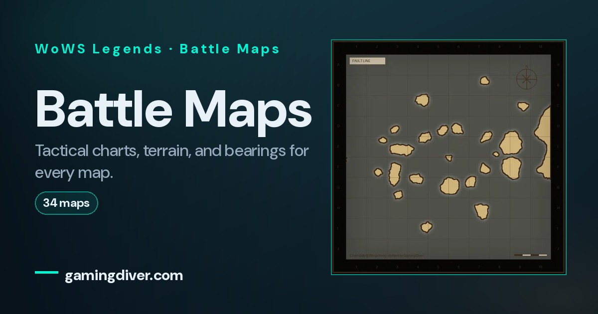 WoWs Legends Battle Maps | GamingDiver