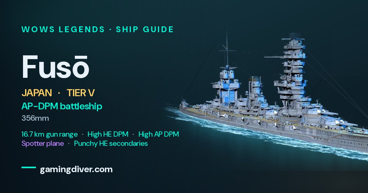 Fusō Build & Guide | WoWs Legends | GamingDiver