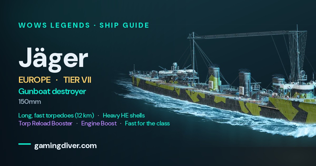 Jäger Build & Guide | WoWs Legends | GamingDiver