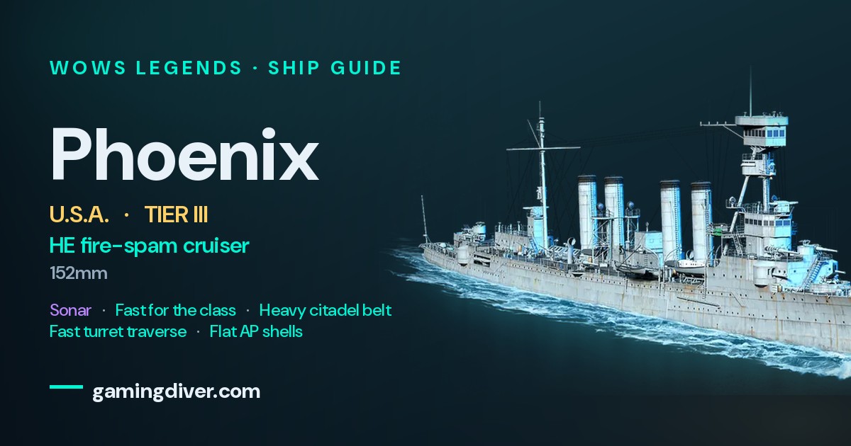 Phoenix Build & Guide | WoWs Legends | GamingDiver