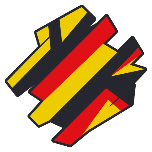 Black, Red, and Gold camouflage