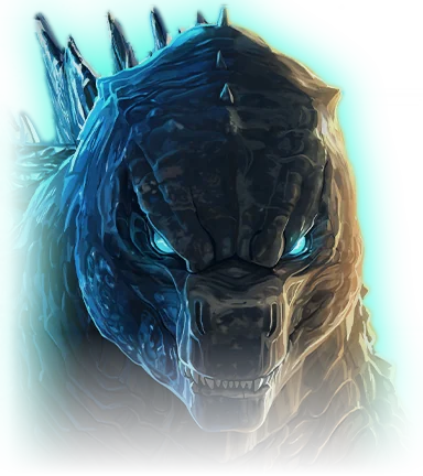 Godzilla portrait