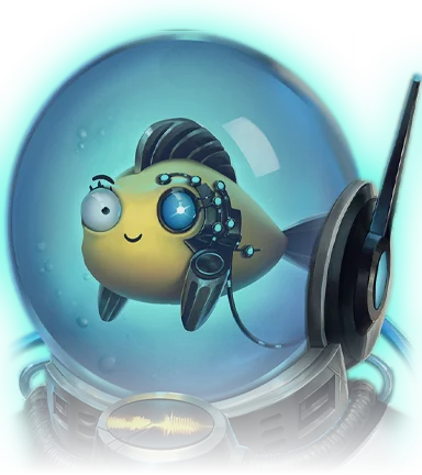 Space Fishy portrait