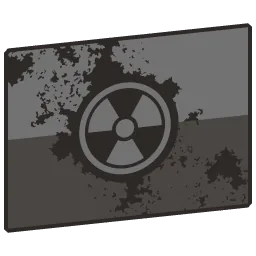 Radioactive flag
