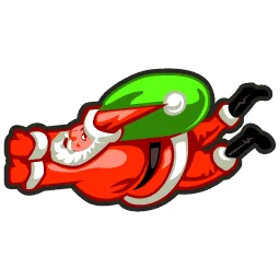 Santa flag
