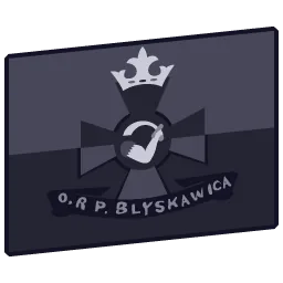 Błyskawica Black flag