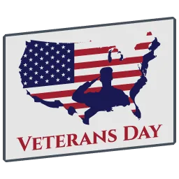 Veterans Day '22 flag