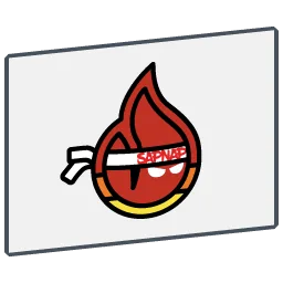 Sapnap the Fire Man flag