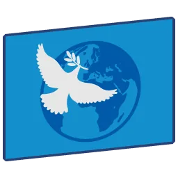 International Peace Day '21 flag