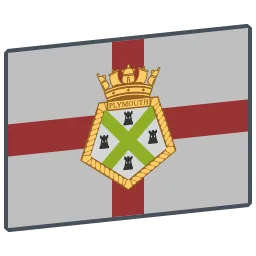 HMS Plymouth flag