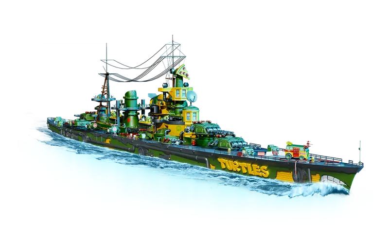 Turtle Lair skin for Napoli art