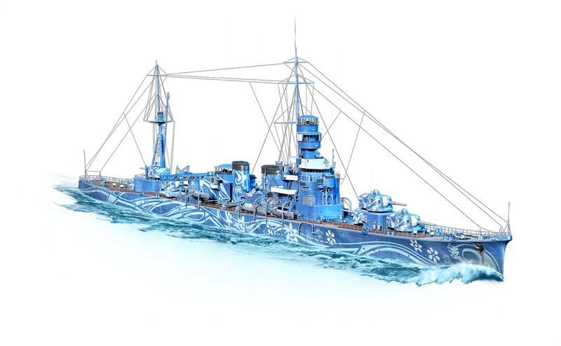 Cool Wave permanent camouflage for Furutaka art